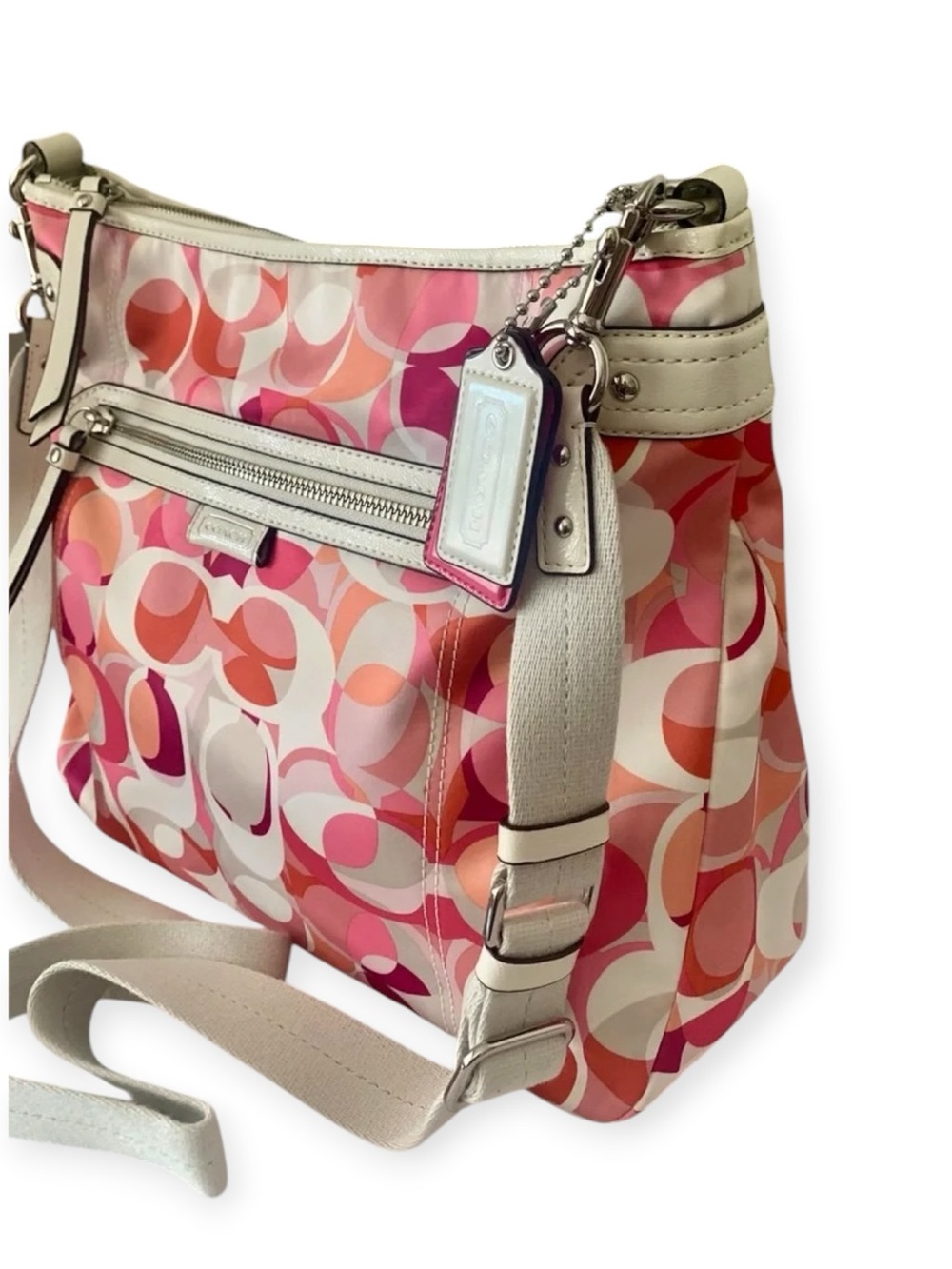 Coach 2013 Daisy Kaleidoscope Emma Convertible Hobo Shoulder Bag EUC - Picture 3 of 15